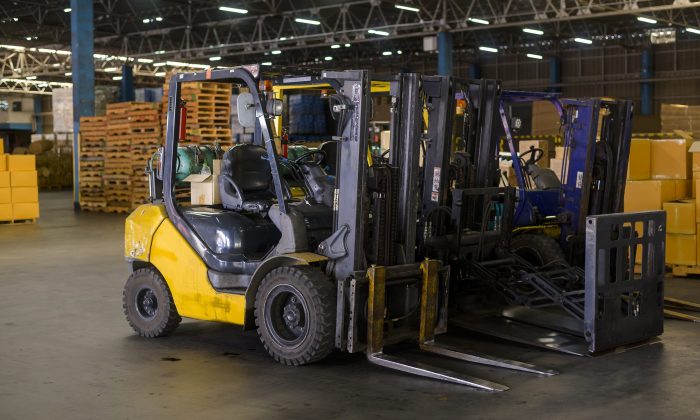Forklift operator training